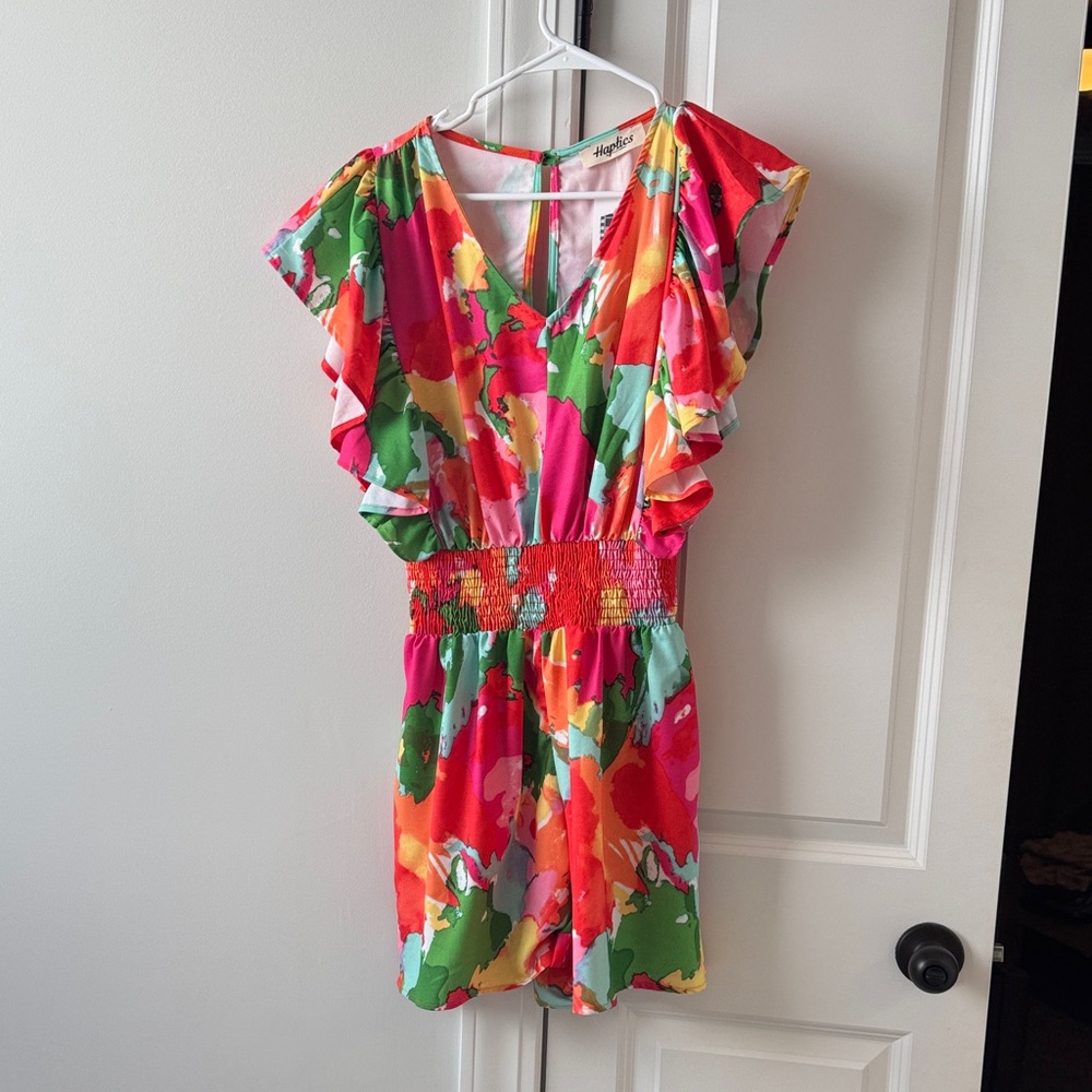 Colorful Floral Jumpsuit